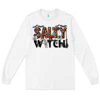 White salty witch Long Sleeve Tee - CowhideDigitalArt