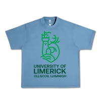 Pebble Blue ul  university of limerick Urban Heavy Tee - linhVisuals