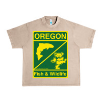 French Oak oregon fish & wildlife deadheads unite! Urban Heavy Tee - linhVisuals