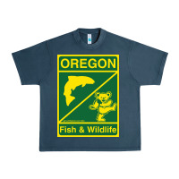 Midnight Navy oregon fish & wildlife deadheads unite! Urban Heavy Tee - linhVisuals