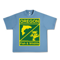 Pebble Blue oregon fish & wildlife deadheads unite! Urban Heavy Tee - linhVisuals