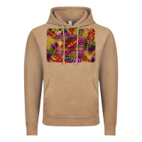 Vintage Coffee mardi gras crawfısh leopard wood and glitter background Vintage Hoodie - Artiststas