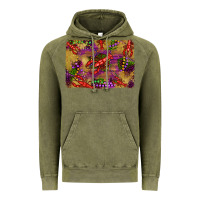 Vintage Olive mardi gras crawfısh leopard wood and glitter background Vintage Hoodie - Artiststas