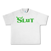 Lunar Rock SHREK SLUT GREEN SHIRT Urban Heavy Tee - linhVisuals
