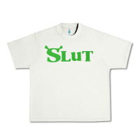 Pistachio SHREK SLUT GREEN SHIRT Urban Heavy Tee - linhVisuals