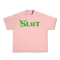 Shrek Slut Green Shirt Urban Heavy Tee | Teevron