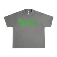 Tornado SHREK SLUT GREEN SHIRT Urban Heavy Tee - linhVisuals