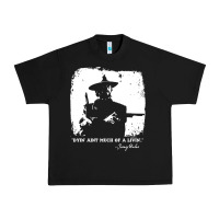 Black josey wales player film Urban Heavy Tee - linhVisuals