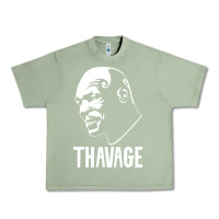 Oil Green THAVAGE Urban Heavy Tee - linhVisuals
