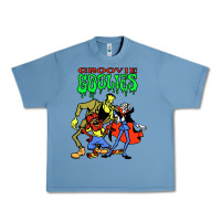 Pebble Blue groovie ghoulies Urban Heavy Tee - linhVisuals