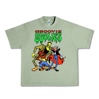Oil Green groovie ghoulies Urban Heavy Tee - linhVisuals