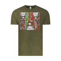 Vintage Olive easter Vintage Tee - CowhideDigitalArt