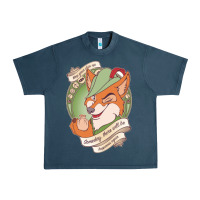 Midnight Navy chin up   robin hood Urban Heavy Tee - linhVisuals