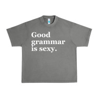 Tornado good grammar is sexy Urban Heavy Tee - linhVisuals