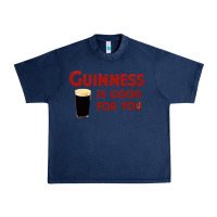 Navy guiness is good for you (and me) hq fnny Urban Heavy Tee - linhVisuals