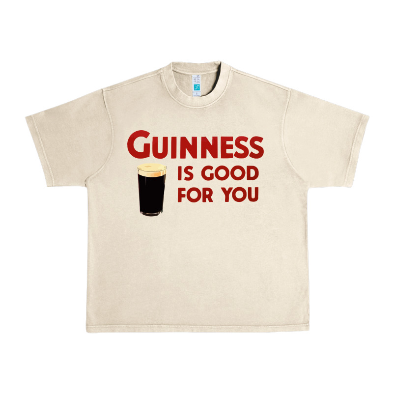 Guiness Is Good For You (and Me) Hq Fnny Urban Heavy Tee by linhVisuals | Teevron