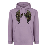 Lavender leopard camouflage wings Heavyweight Hoodie - RanaPortraitStore