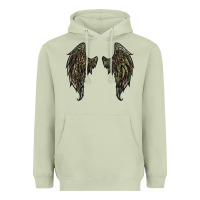 Matcha leopard camouflage wings Heavyweight Hoodie - RanaPortraitStore