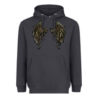 Smoke leopard camouflage wings Heavyweight Hoodie - RanaPortraitStore