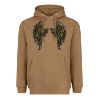 Toasted Coconut leopard camouflage wings Heavyweight Hoodie - RanaPortraitStore