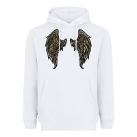 White leopard camouflage wings Heavyweight Hoodie - RanaPortraitStore