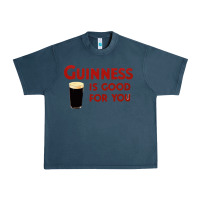 Midnight Navy guiness is good for you (and me) hq fnny Urban Heavy Tee - linhVisuals