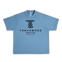 Pebble Blue torchwood institute Urban Heavy Tee - linhVisuals