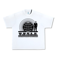 White the man from u.n.c.l.e. Urban Heavy Tee - linhVisuals