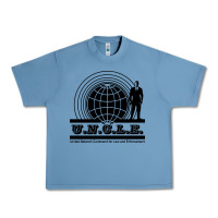 Pebble Blue the man from u.n.c.l.e. Urban Heavy Tee - linhVisuals