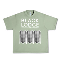 Oil Green twin peaks inspired japanese black lodge Urban Heavy Tee - linhVisuals
