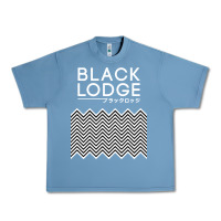 Pebble Blue twin peaks inspired japanese black lodge Urban Heavy Tee - linhVisuals