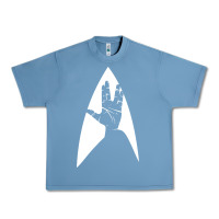 Pebble Blue live long and prosper Urban Heavy Tee - linhVisuals