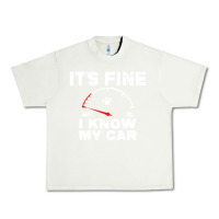 Pistachio Empty gas gauge it’s fine i know my car low fuel joke Urban Heavy Tee - linhVisuals