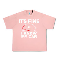 Salmon Empty gas gauge it’s fine i know my car low fuel joke Urban Heavy Tee - linhVisuals