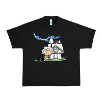 Black back to the peanuts Urban Heavy Tee - linhVisuals
