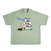 Oil Green back to the peanuts Urban Heavy Tee - linhVisuals