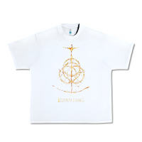White eldenring Urban Heavy Tee - linhVisuals