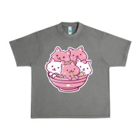 Kawaii Cat Ramen   Cute Gift Urban Heavy Tee | Teevron