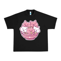 Black kawaii cat ramen   cute gift Urban Heavy Tee - linhVisuals