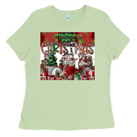 Matcha merry Christmas Ladies Tee - CowhideDigitalArt