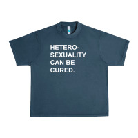 Midnight Navy newheterosexuality can be cured Urban Heavy Tee - linhVisuals