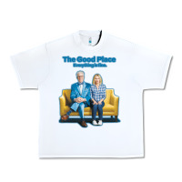 White the good place Urban Heavy Tee - linhVisuals