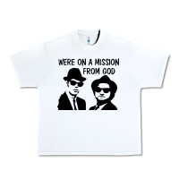 White Elwood & Jake Urban Heavy Tee - linhVisuals
