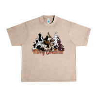 French Oak merry christmas cowhide trees Urban Heavy Tee - CowhideDigitalArt
