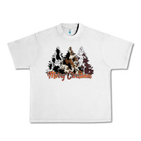 Merry Christmas Cowhide Trees Urban Heavy Tee | Teevron