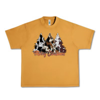 Peanut Butter merry christmas cowhide trees Urban Heavy Tee - CowhideDigitalArt