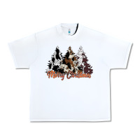 White merry christmas cowhide trees Urban Heavy Tee - CowhideDigitalArt