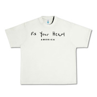 Pistachio Fix your heart america Urban Heavy Tee - linhVisuals