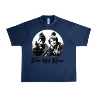 Navy take off hoser Urban Heavy Tee - linhVisuals