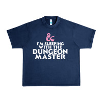 Navy I'm sleeping with the dungeon master Urban Heavy Tee - linhVisuals